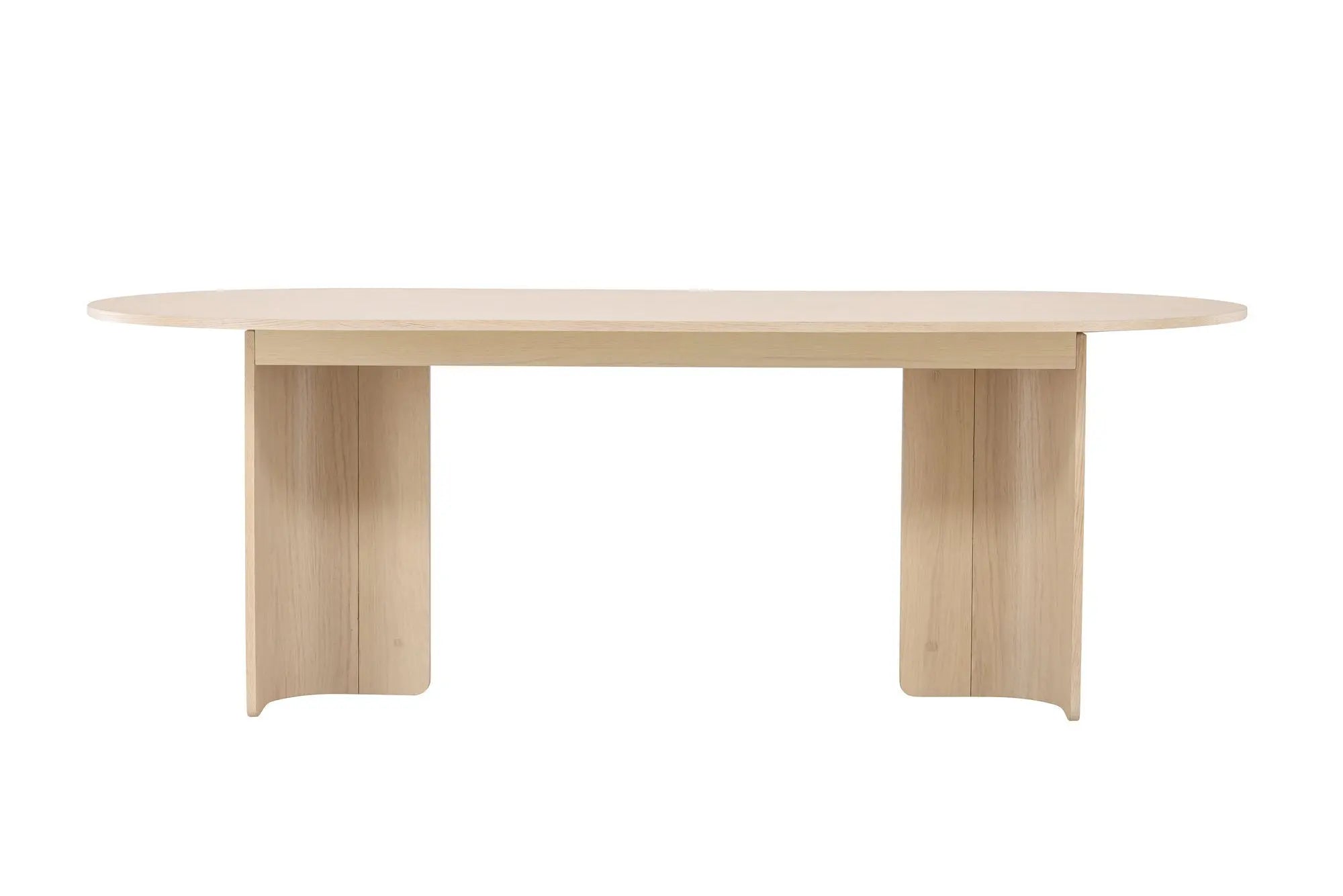 Table à manger ovale Tyresö - 220 x 100 x 75 - MDF