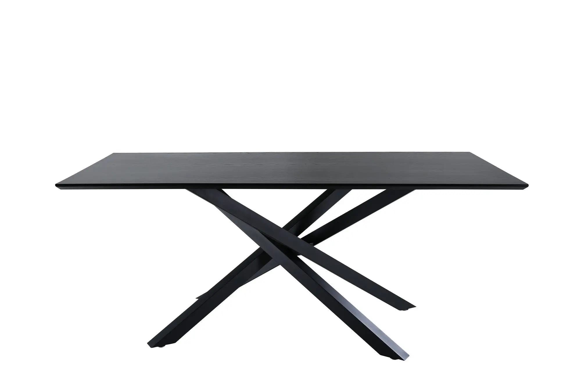 Table à manger rectangulaire Piazza - 180 x 76 x 90 - Facettes