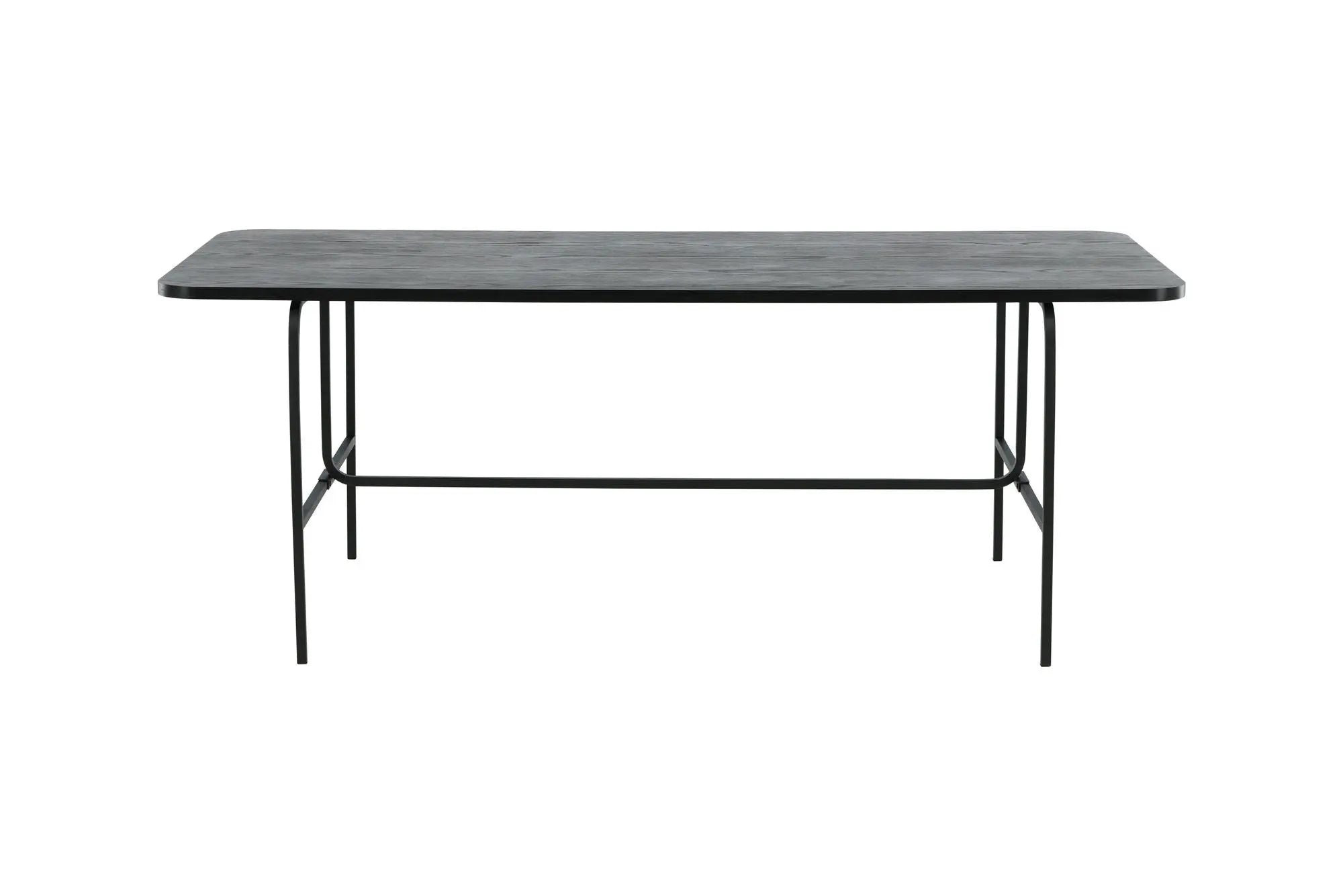 Table à manger rectangulaire Uno - 75 x 200 x 90 - Facettes