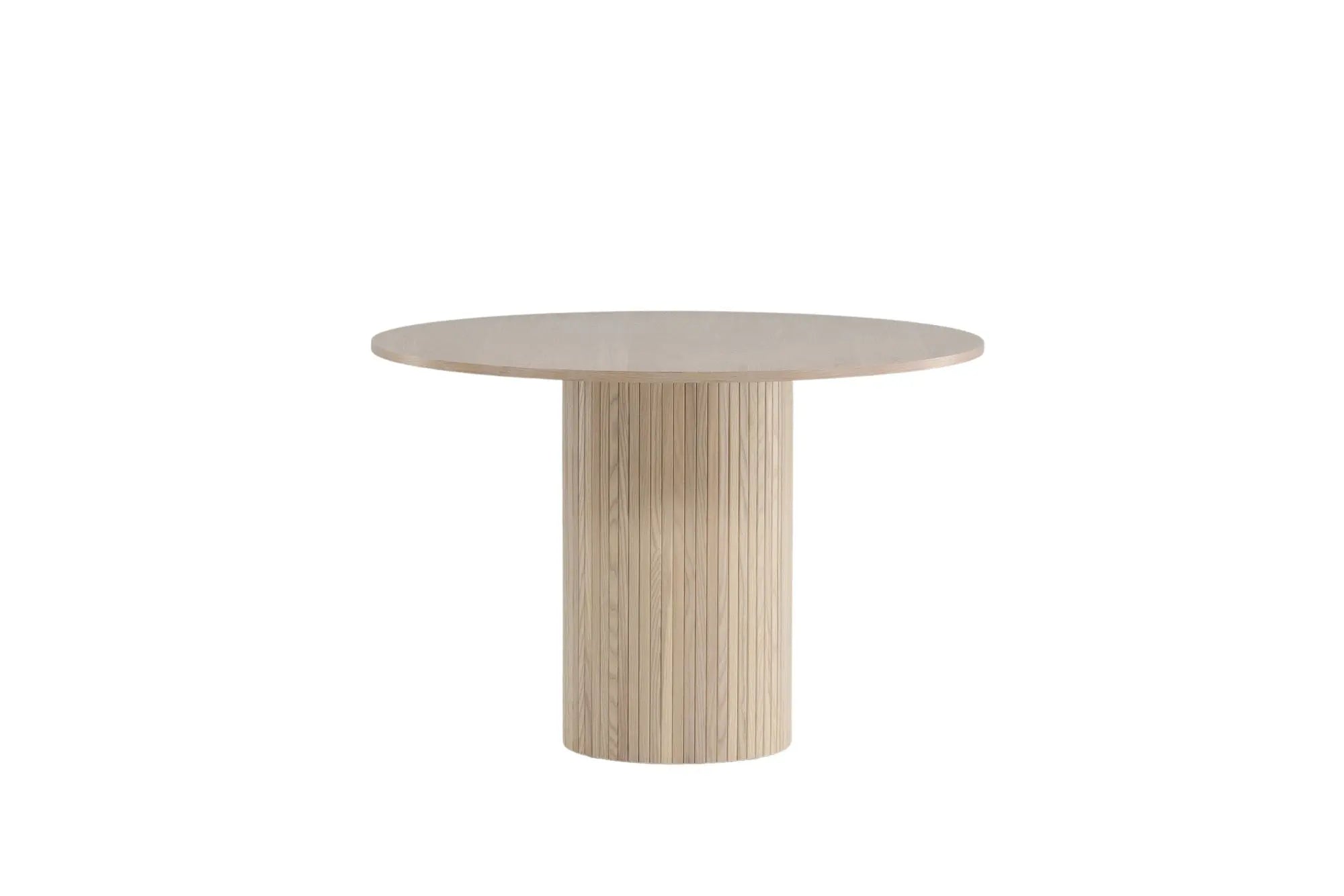 Table à manger ronde Bianca - ø110 - Facettes