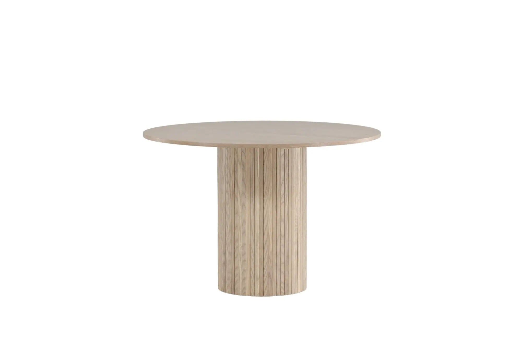 Table à manger ronde Bianca - ø110 - Facettes