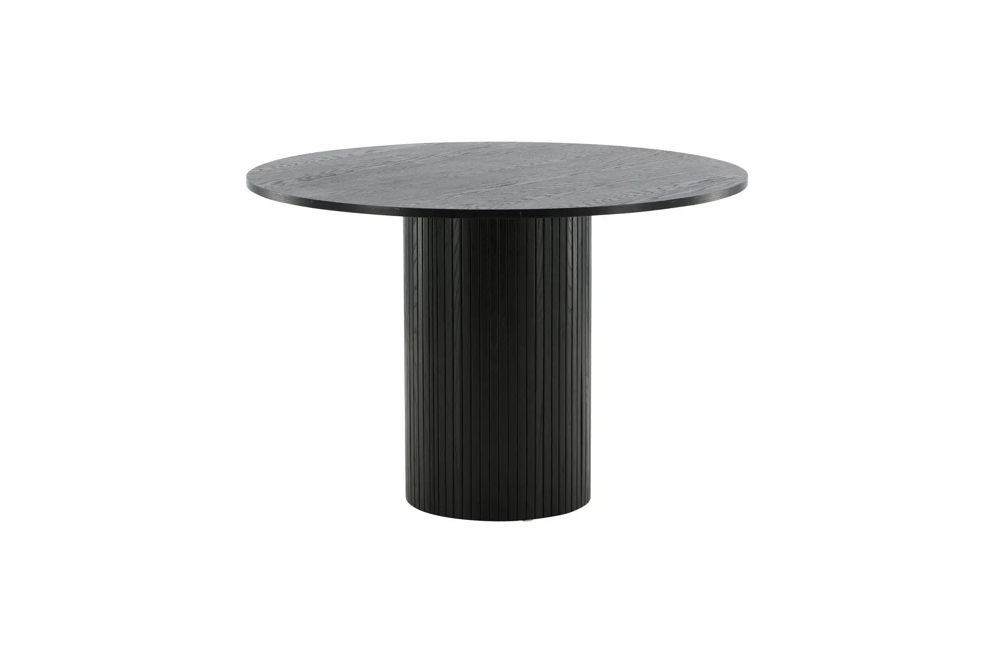 Table à manger ronde Bianca - ø110 - Facettes