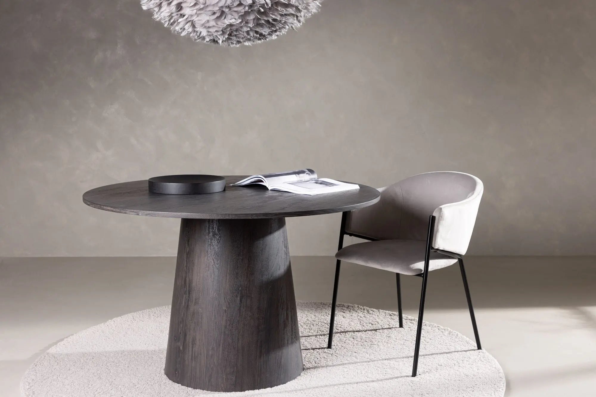 Table à manger ronde Lanzo - ø120 - MDF