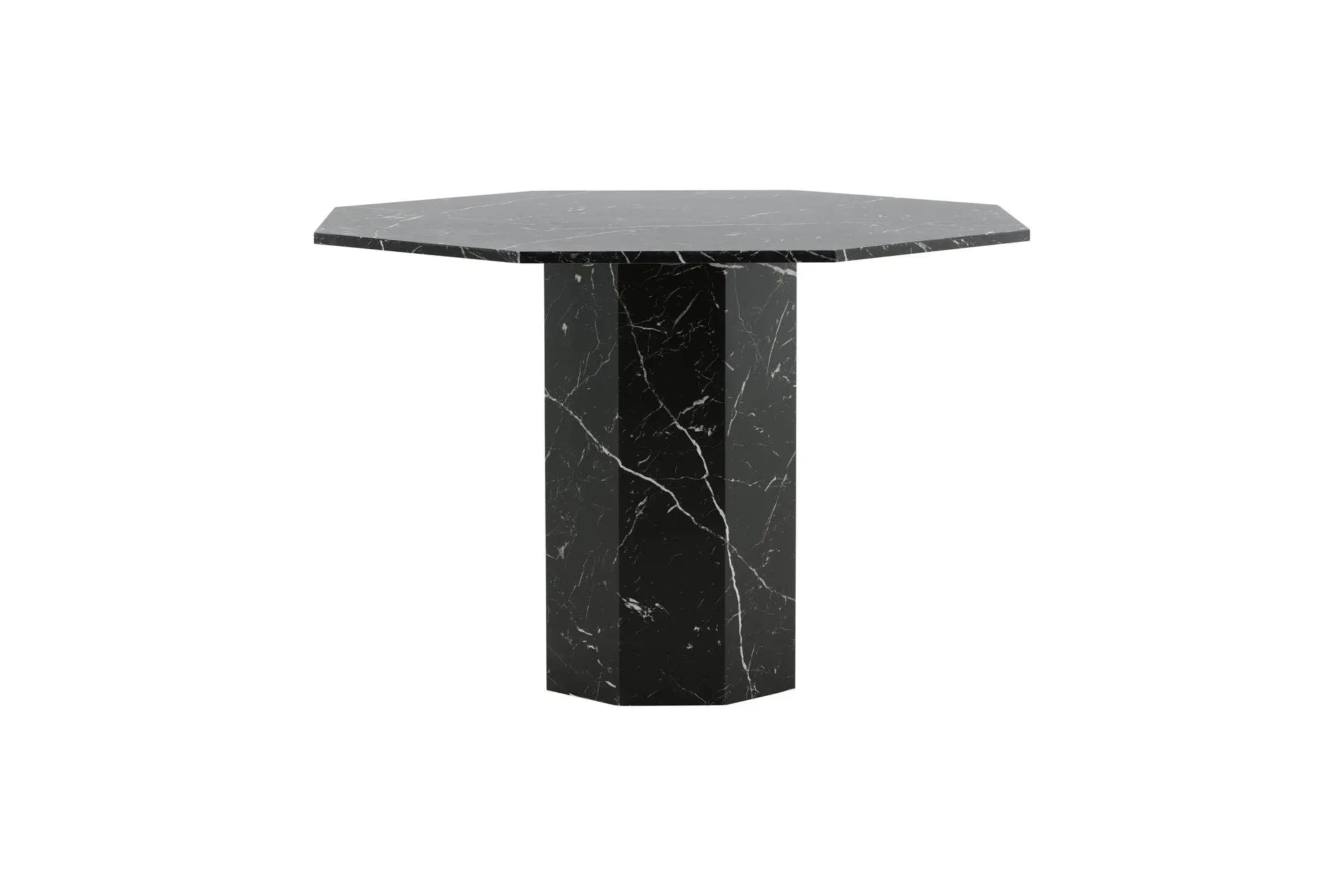 Table à manger ronde Marbs - ø110 - Stratifié de papier