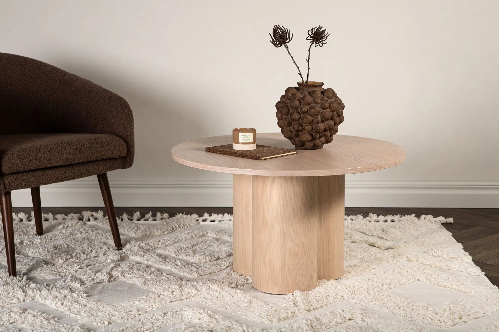 Table basse Olivia - ø80 - MDF