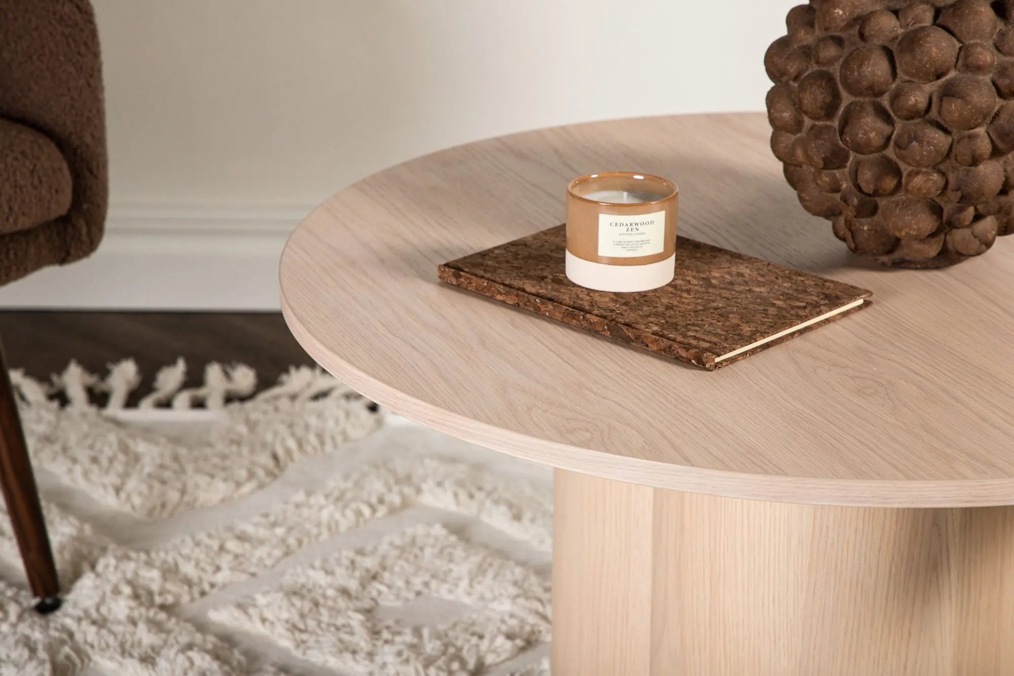 Table basse Olivia - ø80 - MDF