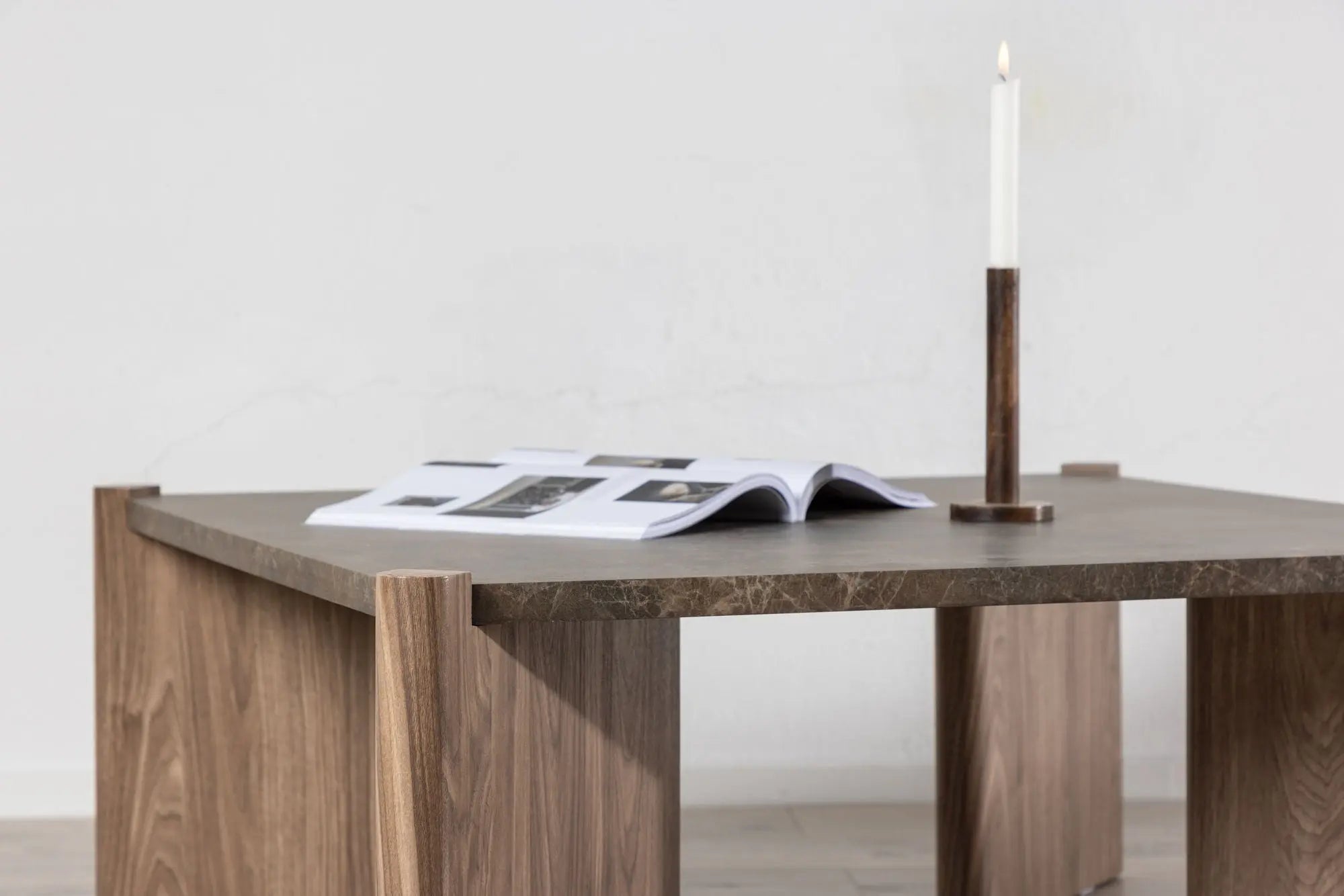 Table basse Rogaland - 100 x 100 - MDF