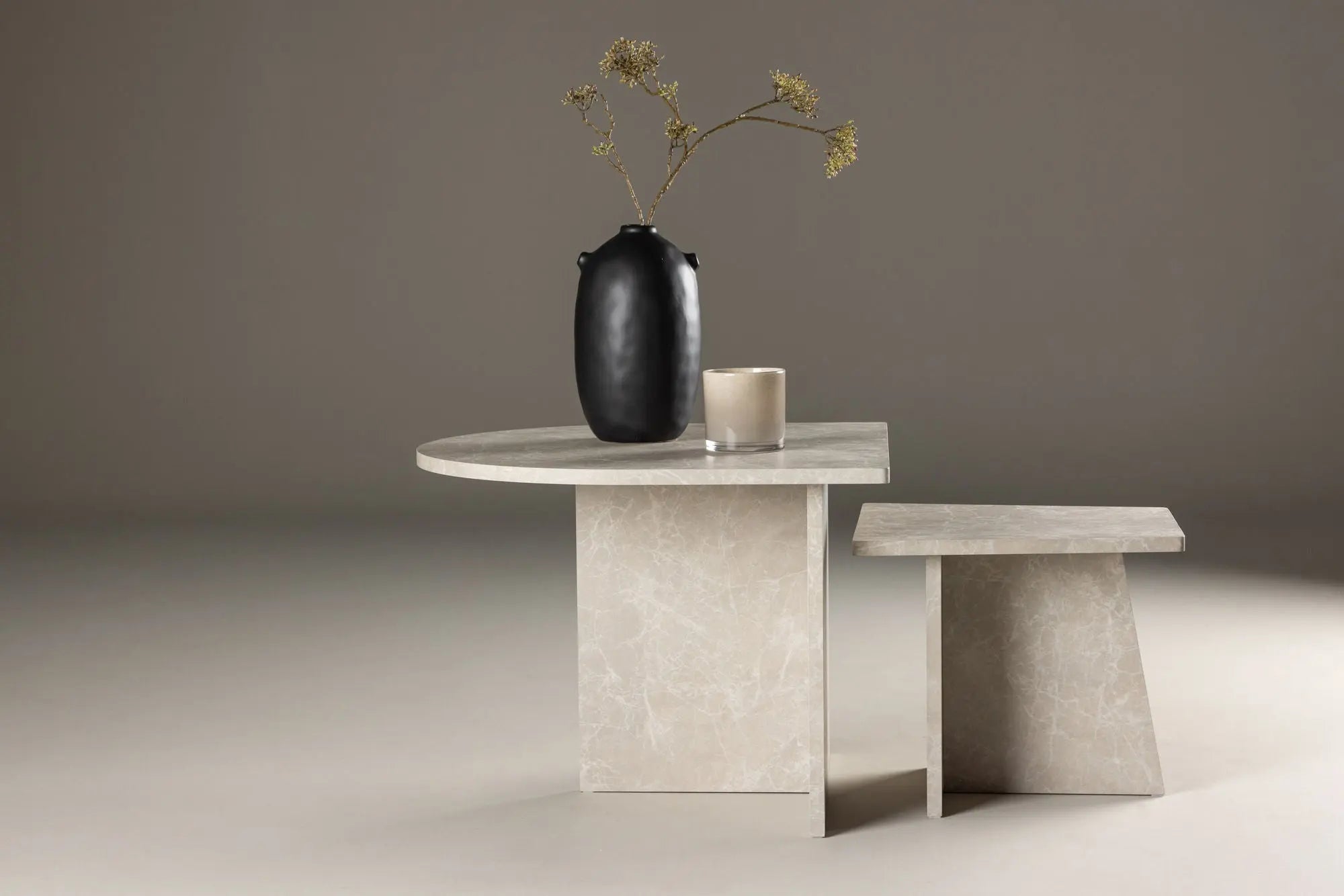 Table basse Sala - Table 1: 60 cm Table 2: 40 cm x Table 1: 60 cm Table 2: 40 cm - MDF
