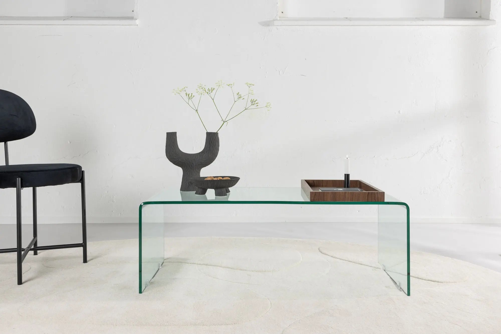 Table basse Telemark - 50 x 110 - Verre
