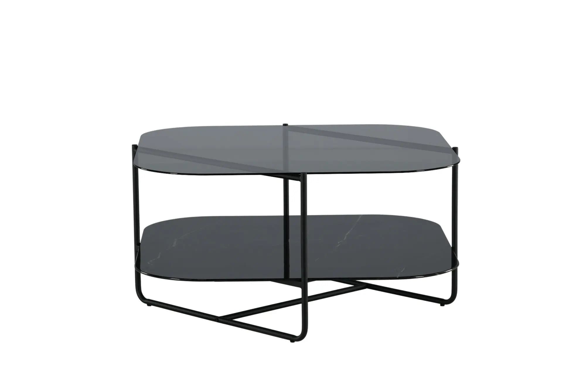 Table basse Un - 45 x 85 x 85 - Verre