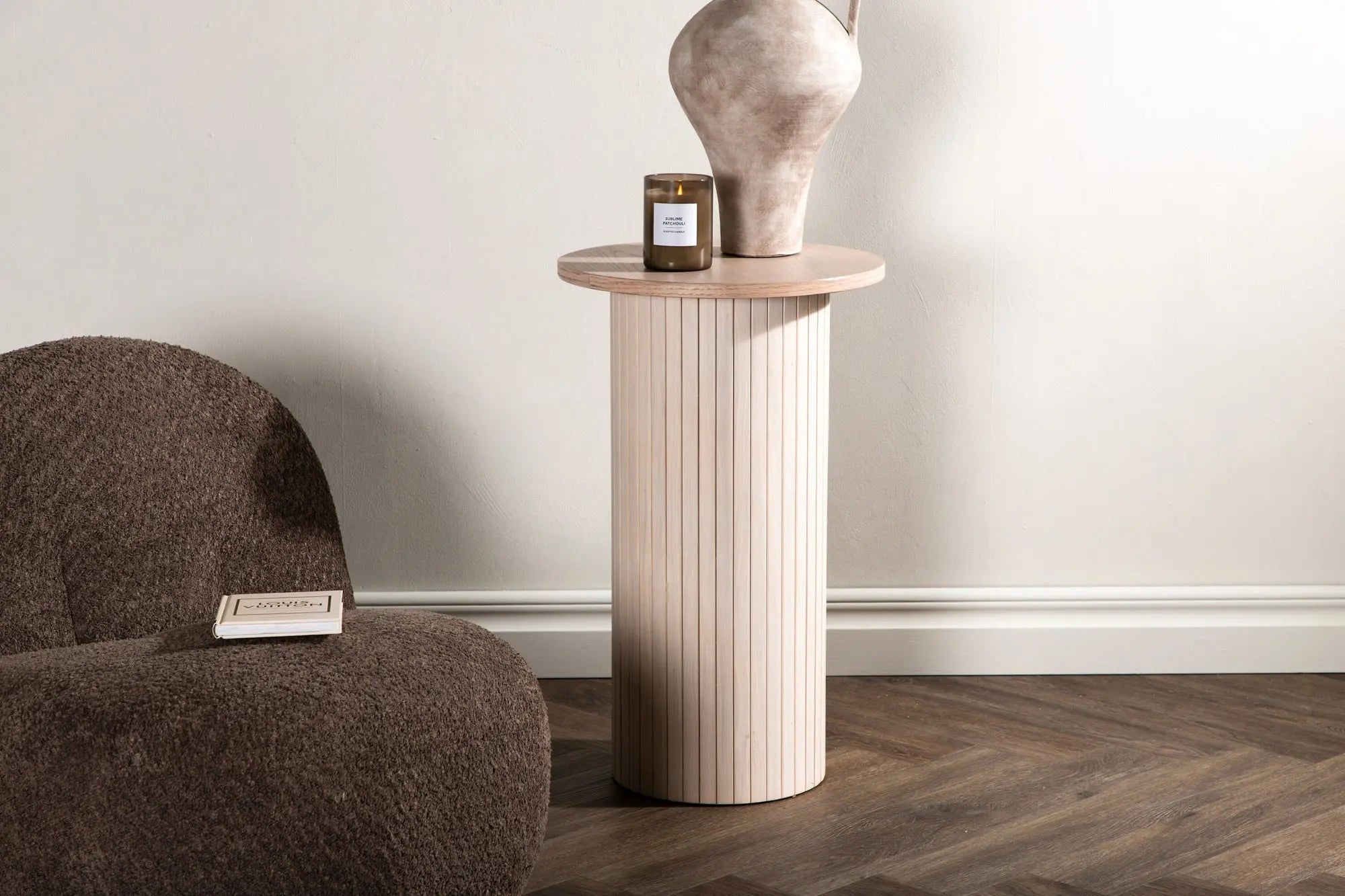 Table d'appoint Bianca - ø40 - MDF