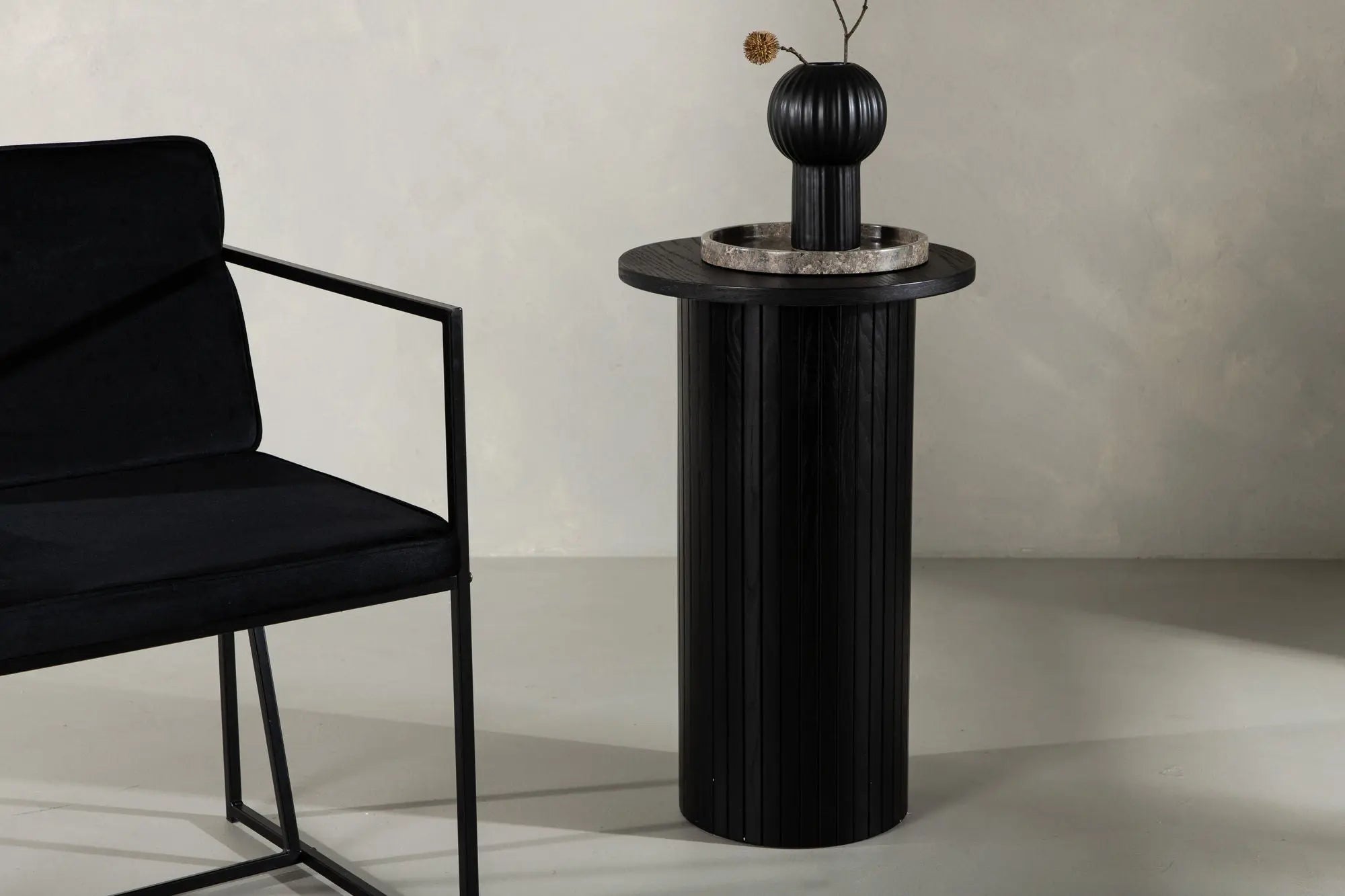 Table d'appoint Bianca - ø40 - MDF
