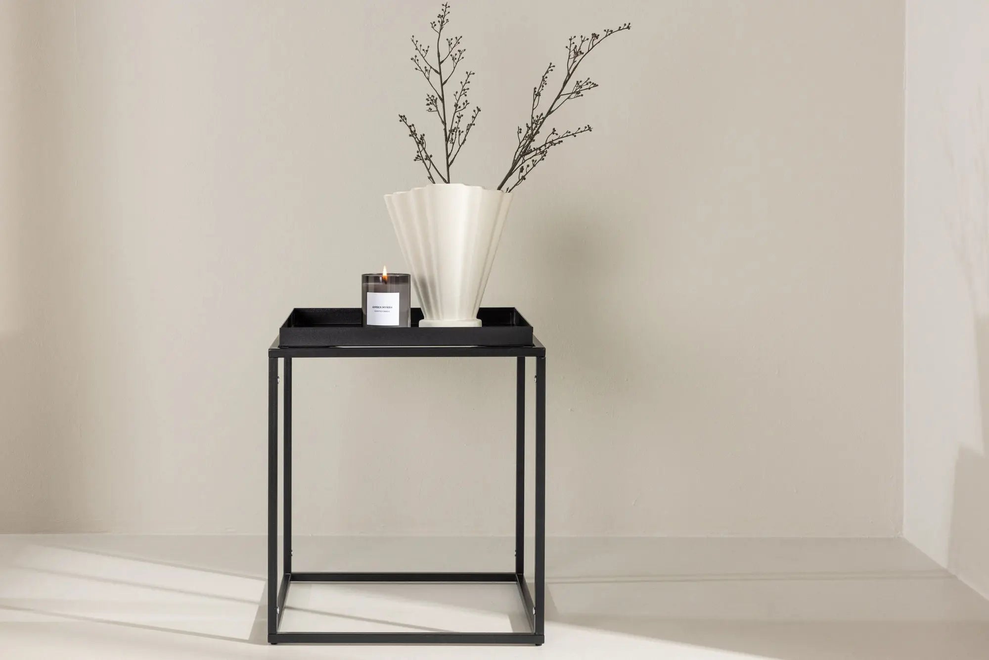 Table d'appoint Porto Alegre - 45 x 45 - Acier