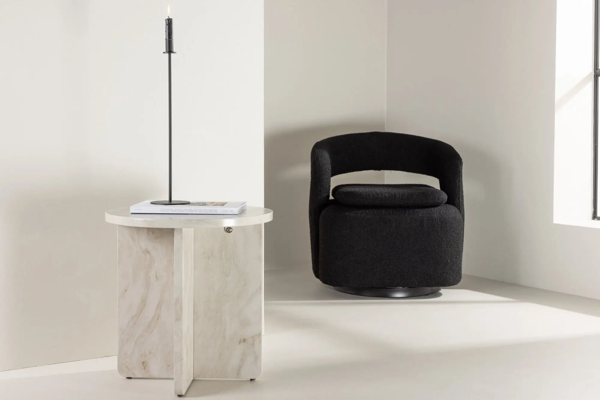 Table d'appoint Ålesund - ø50 - MDF