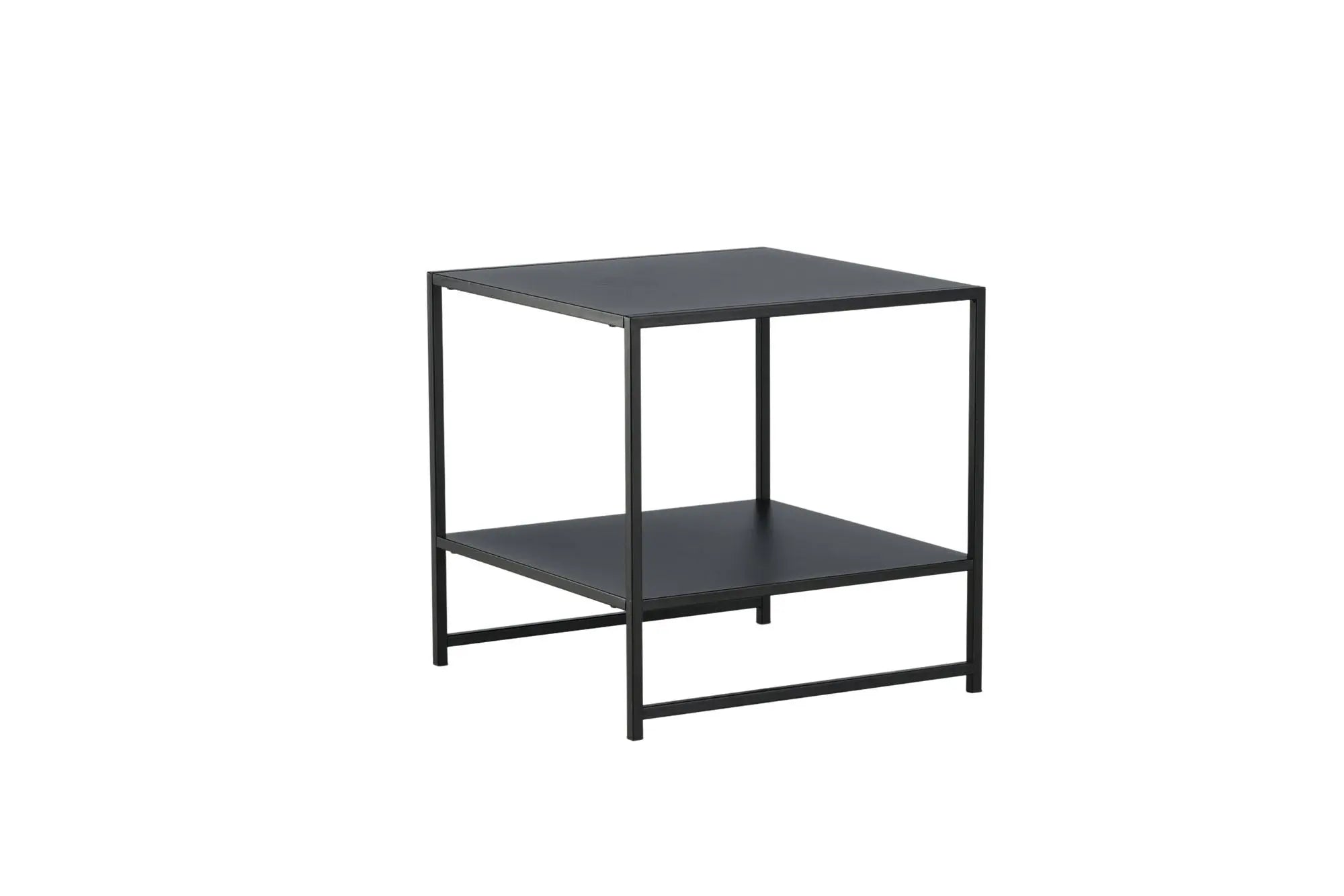 Table d'appoint avec étagère Staal - 50 x 50 - Acier