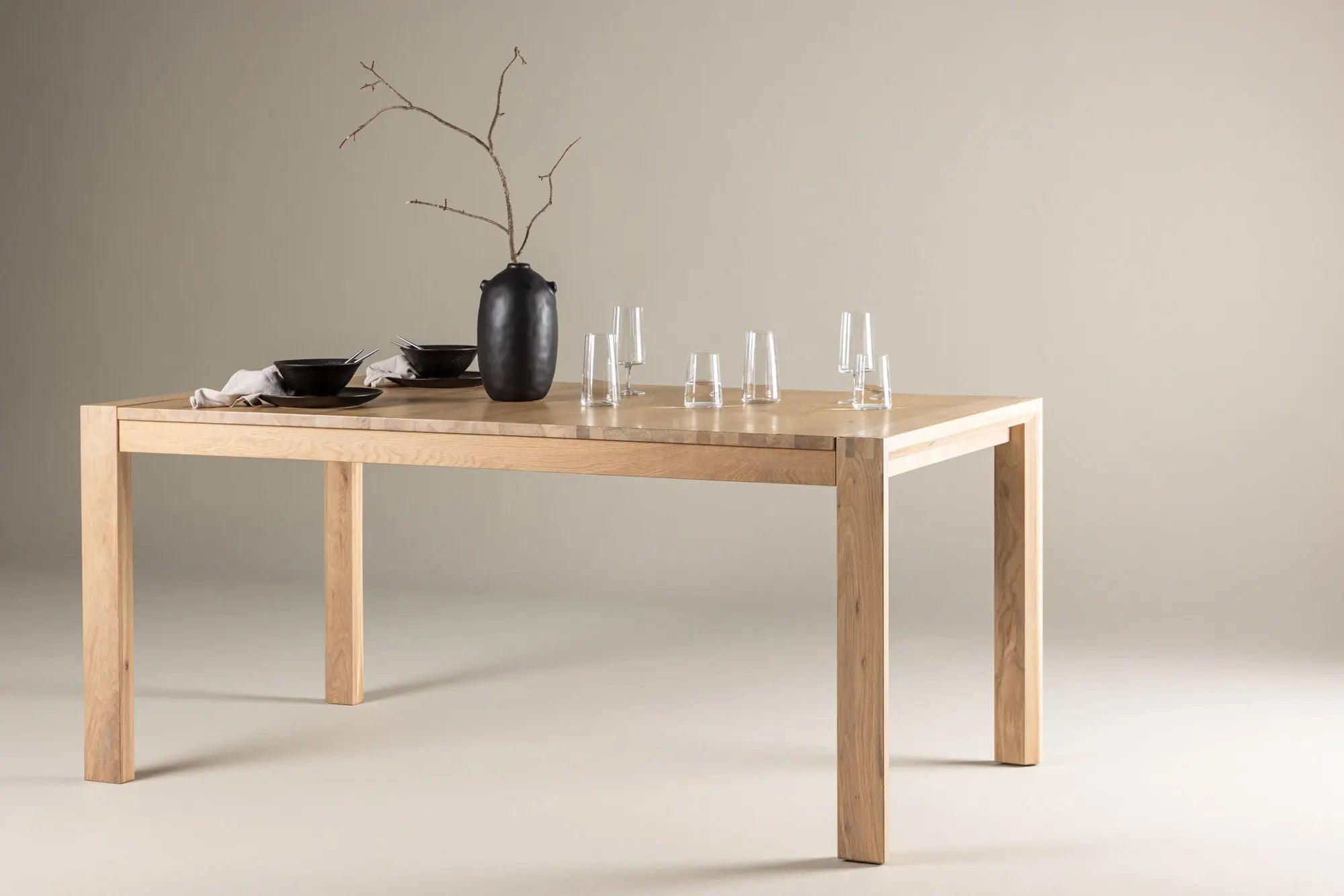 Table d'extension Slider - 75 x 170 x 95 - Chêne