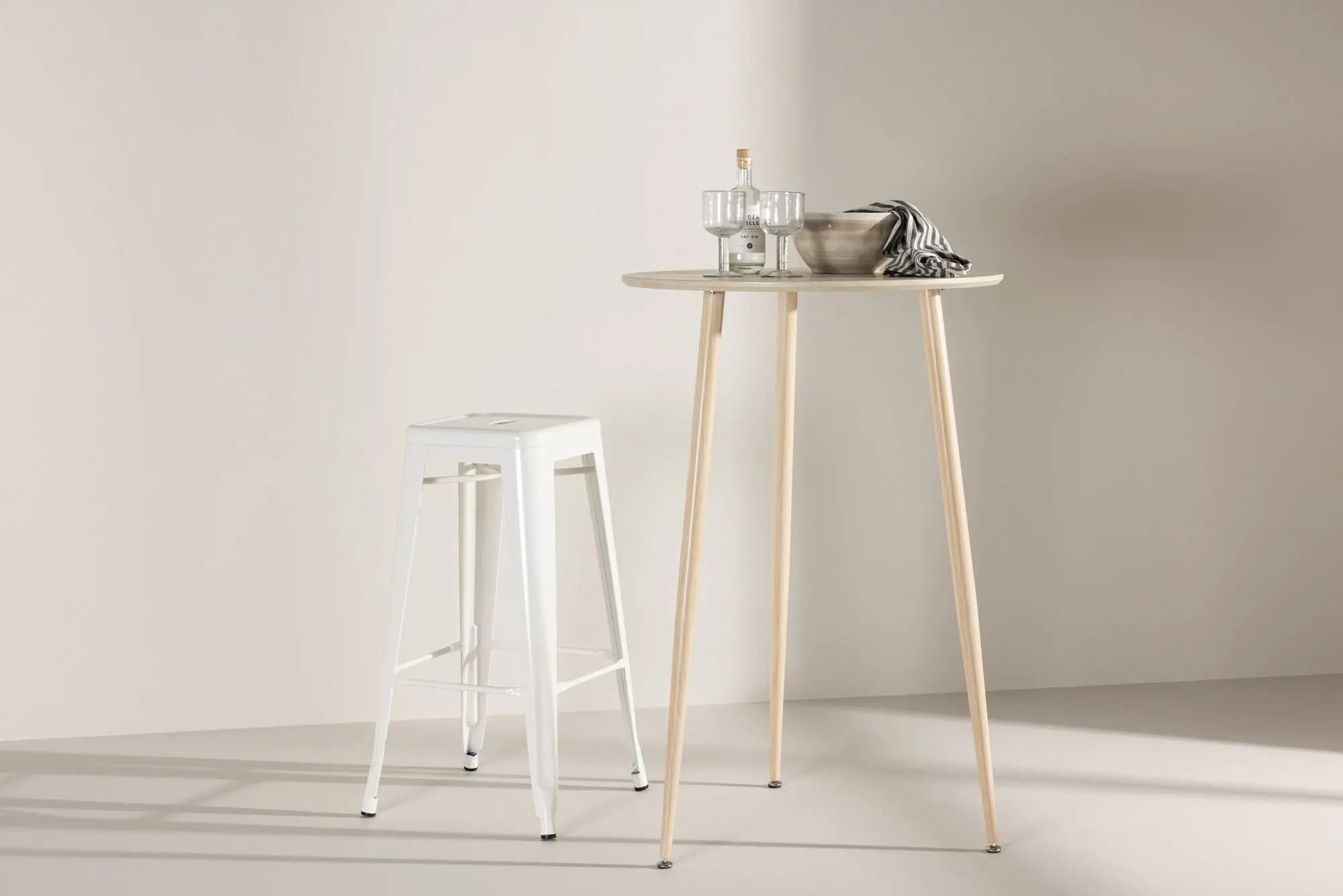 Table de bar Plaza - ø70 - MDF