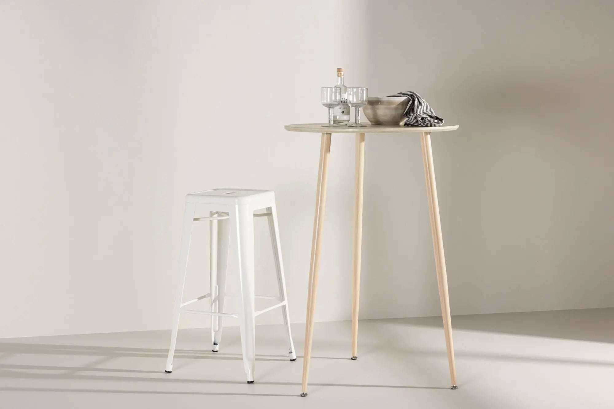 Table de bar Plaza - ø70 - MDF