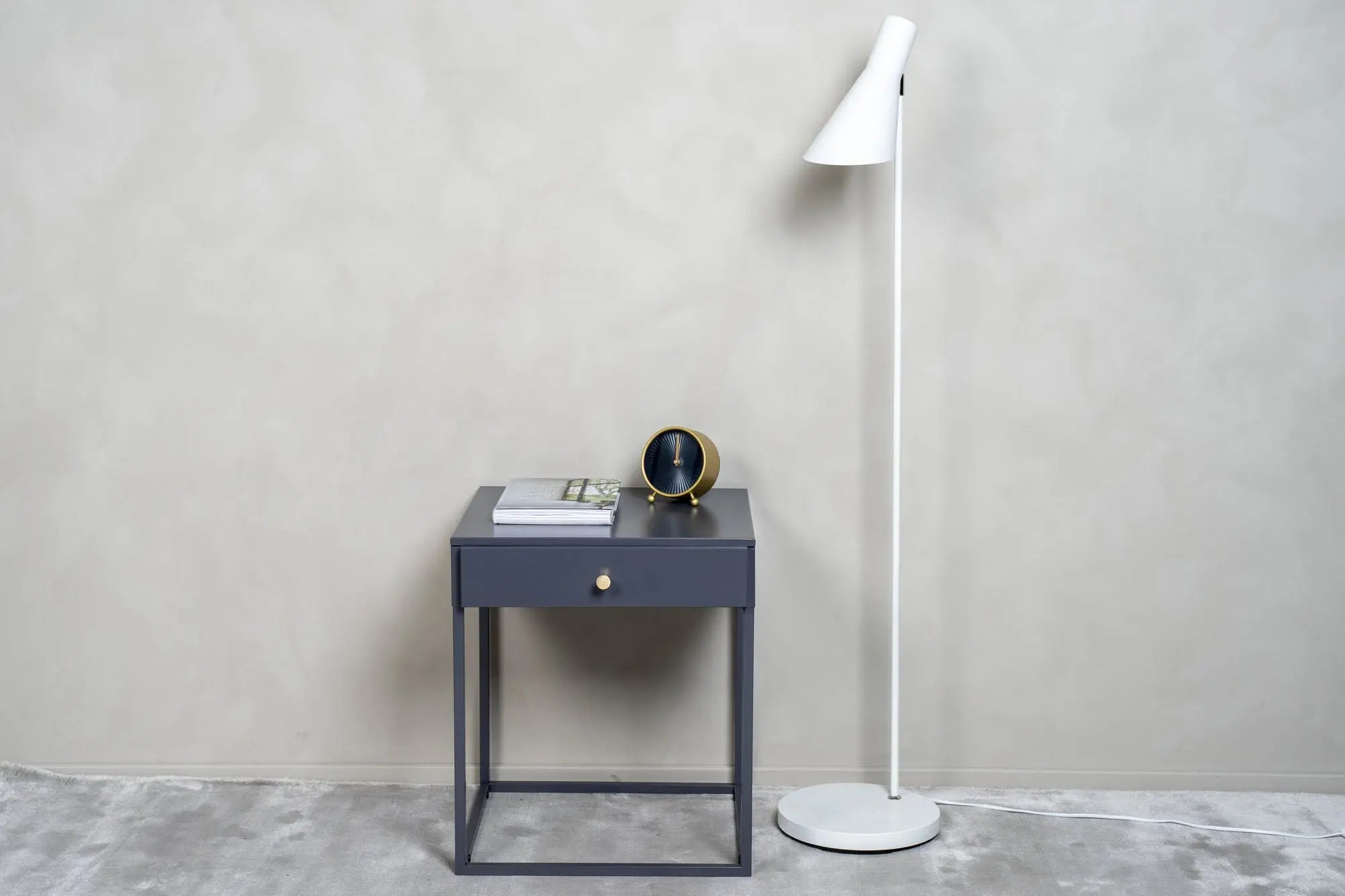 Table de chevet Bakal - 41 x 43 - Acier