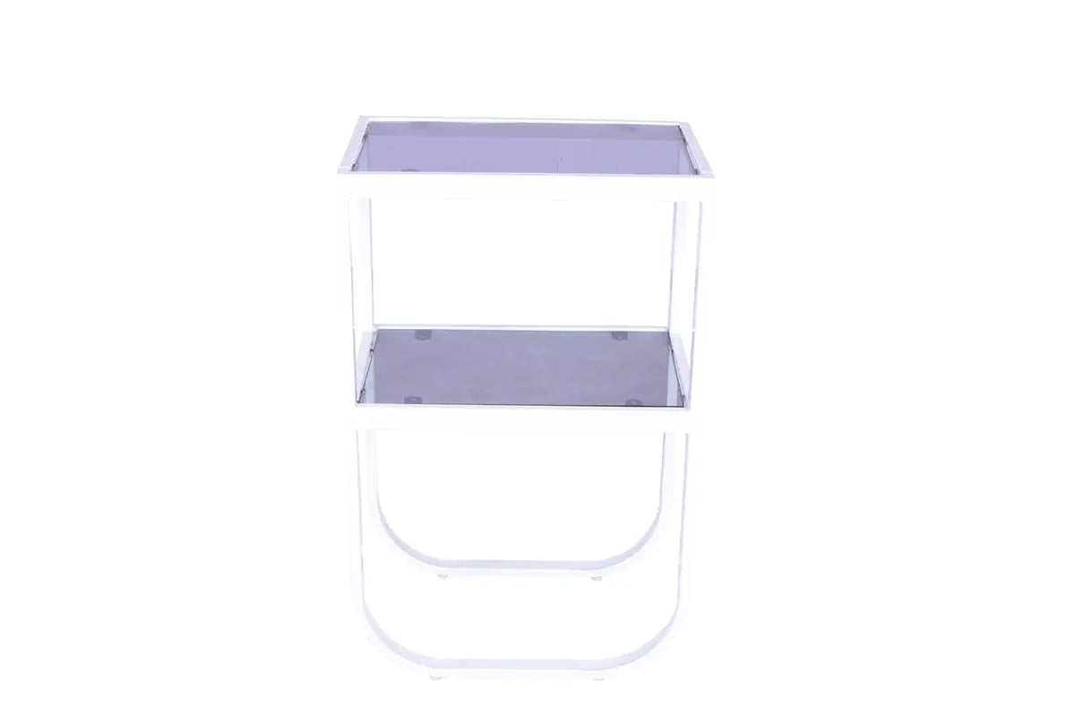 Table de chevet à bascule - 45 x 30 - Verre
