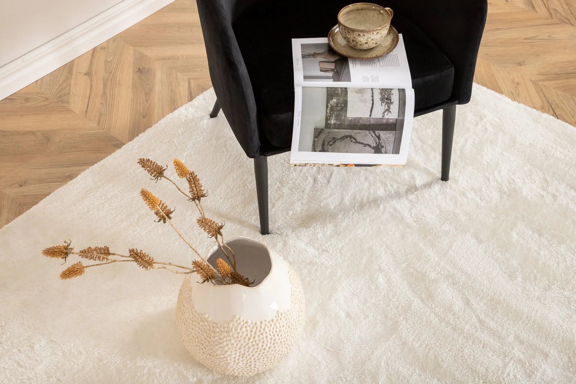 Tapis en polyester Blanca - 160*230cm - 160 x 230 - Polyester