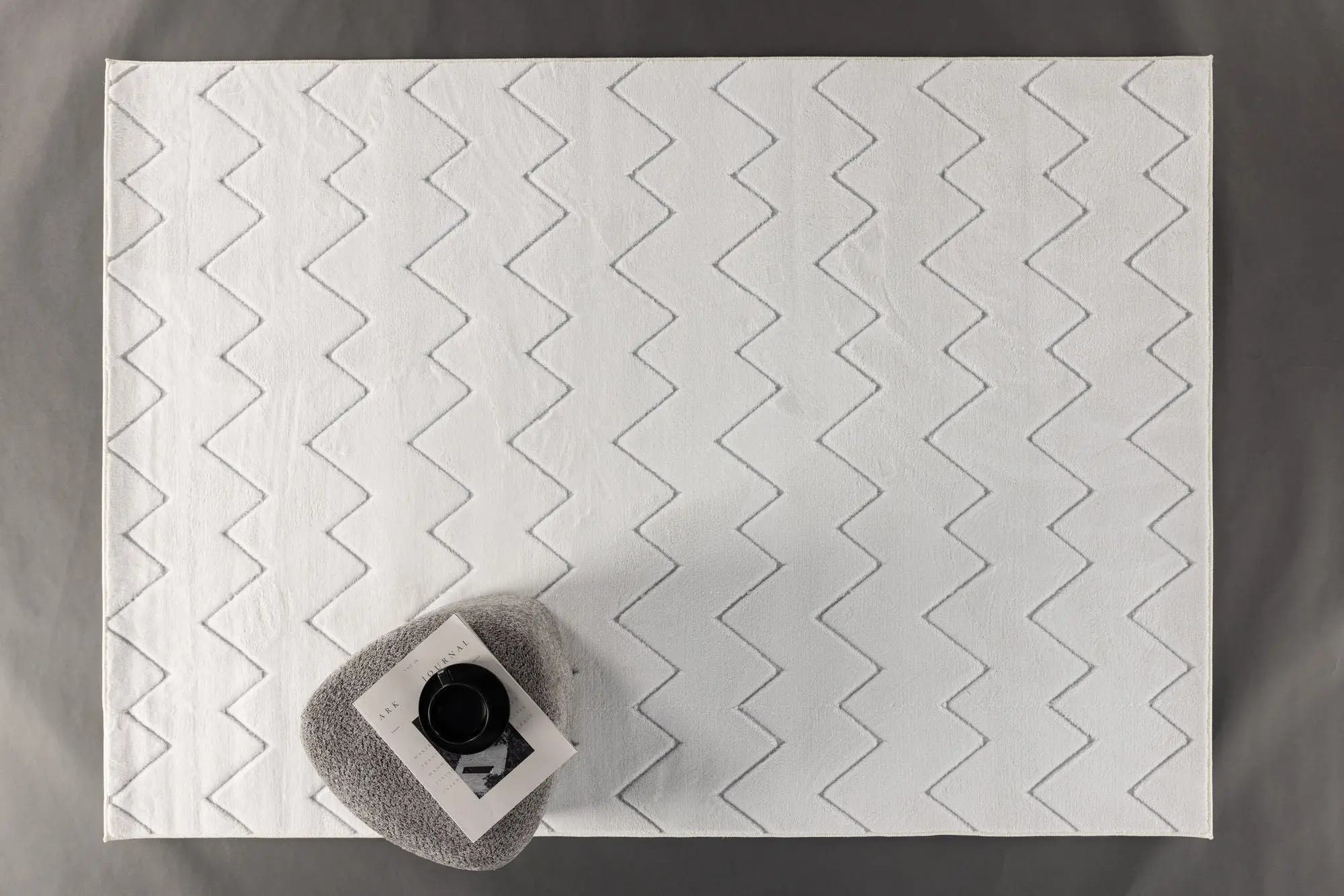 Tapis en polyester rectangulaire Fia - 290*200cm - 200 x 290 - Polyester