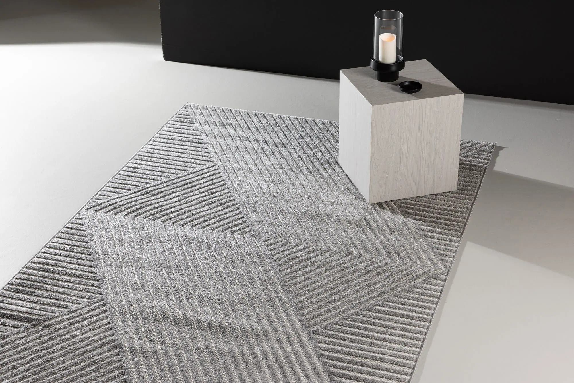 Tapis rectangulaire Aron - 340*240cm - 240 x 340 - Polypropylène