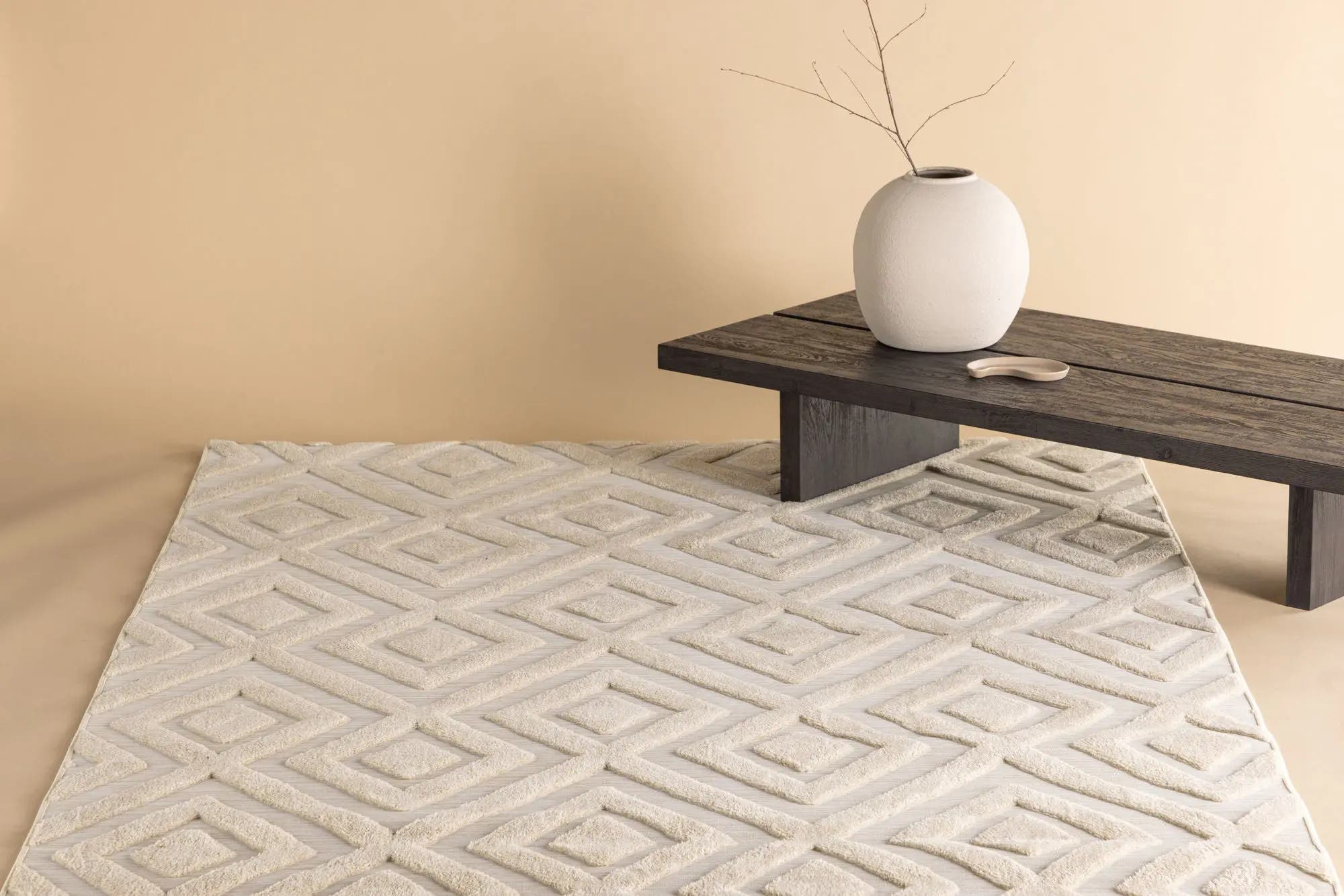 Tapis rectangulaire Pia - 230*160cm - 160 x 230 - Polyester