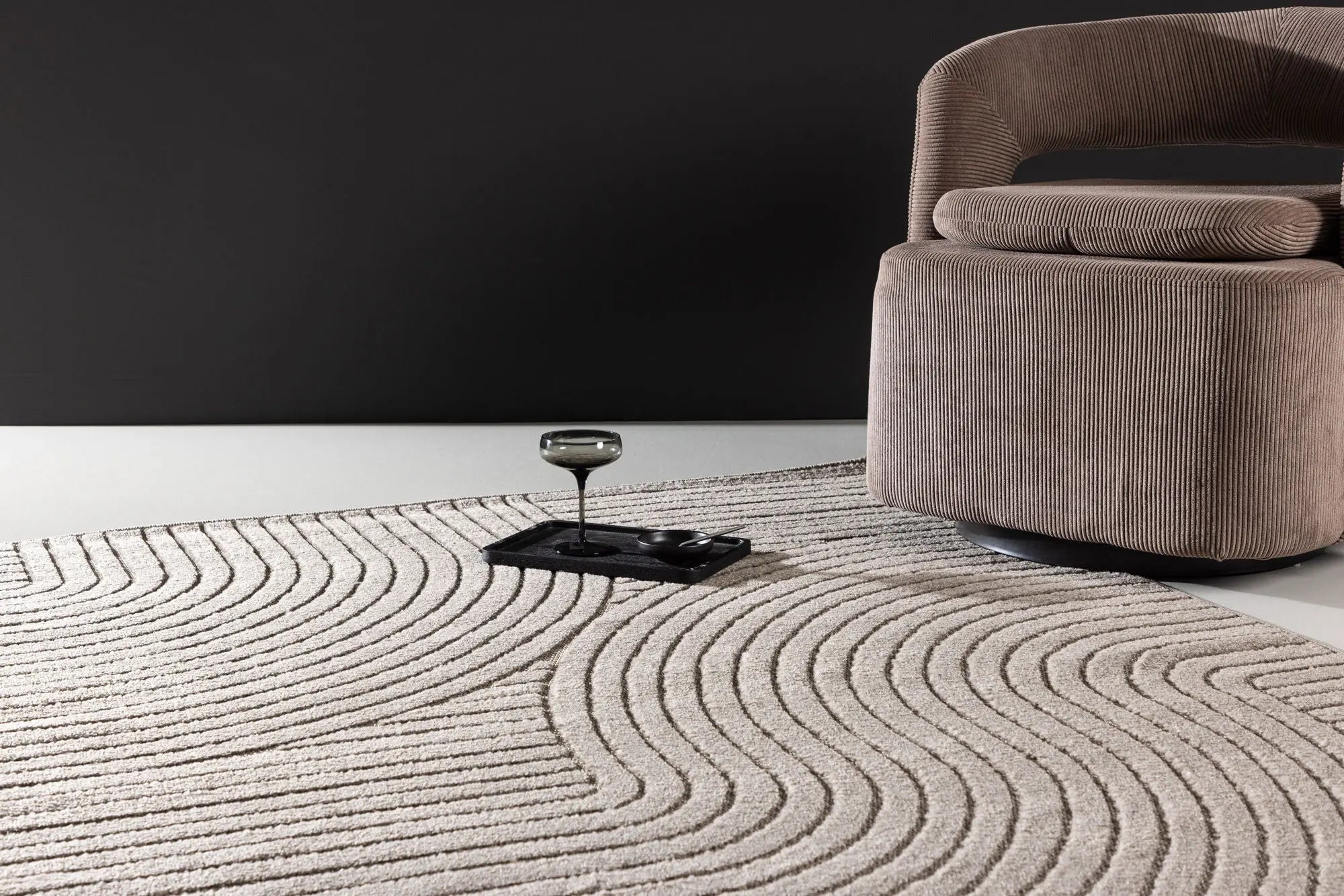 Tapis rectangulaire Vince - 340*240cm - 240 x 340 - Polypropylène