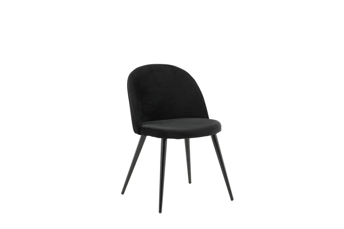 Lot de 2 chaises de salle à manger Velvet - 57 x 50 x 76,5 - Polyester Velvet