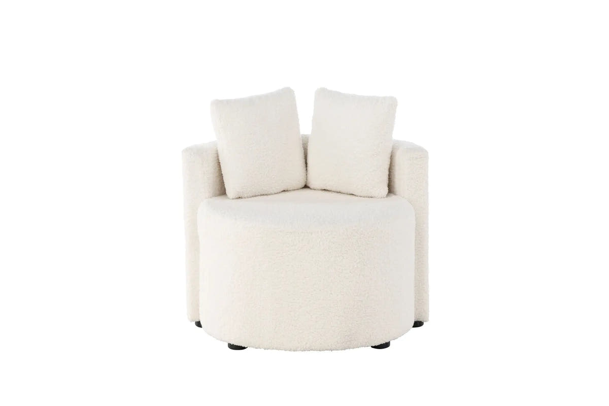 Canapé 2 places Kelso Kids - 56 x 55,5 - Nounours en polyester