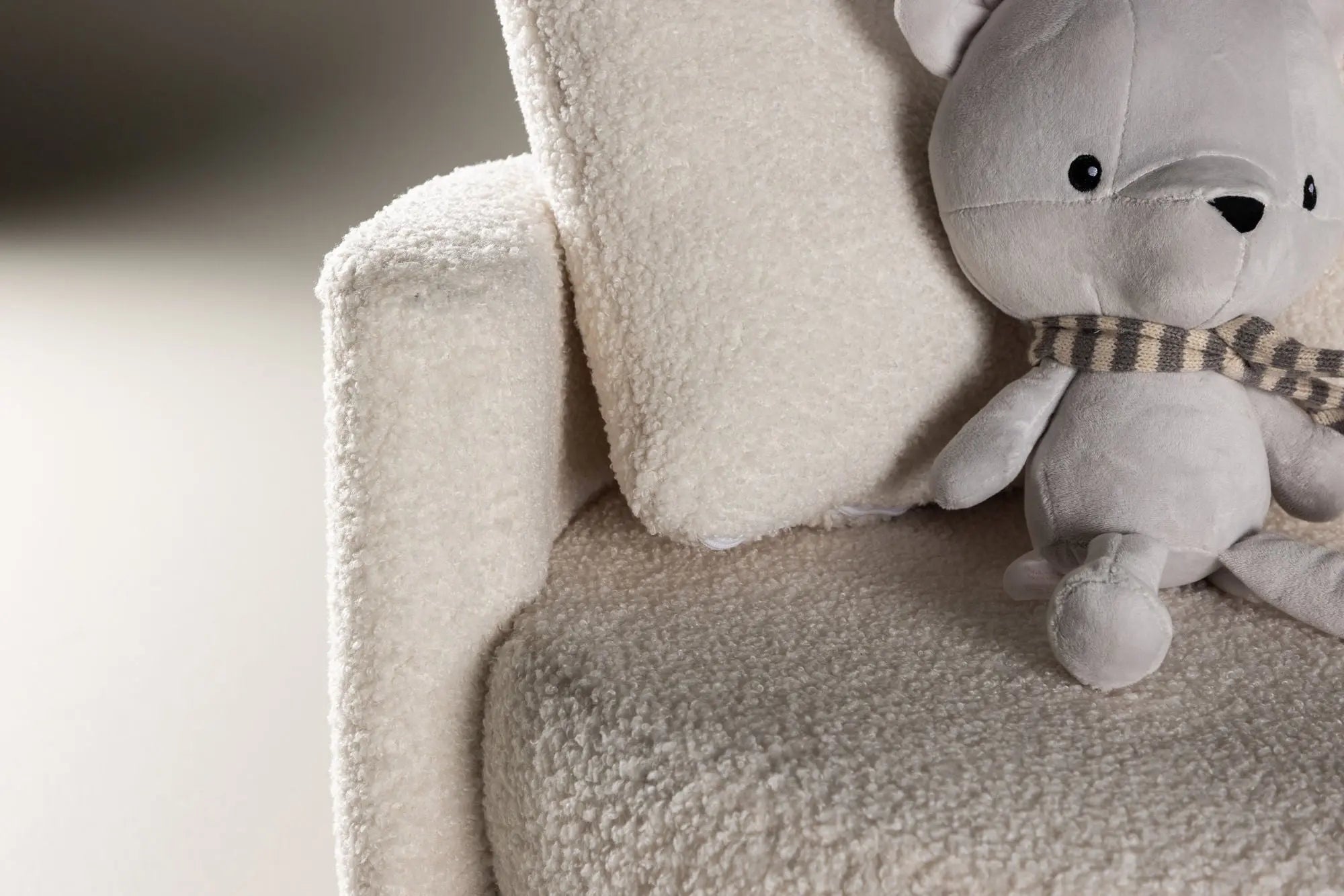 Canapé 2 places Kelso Kids - 56 x 55,5 - Nounours en polyester