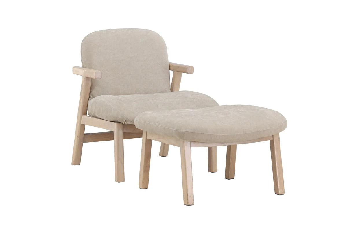 Fauteuil + pouf Rile  Loome