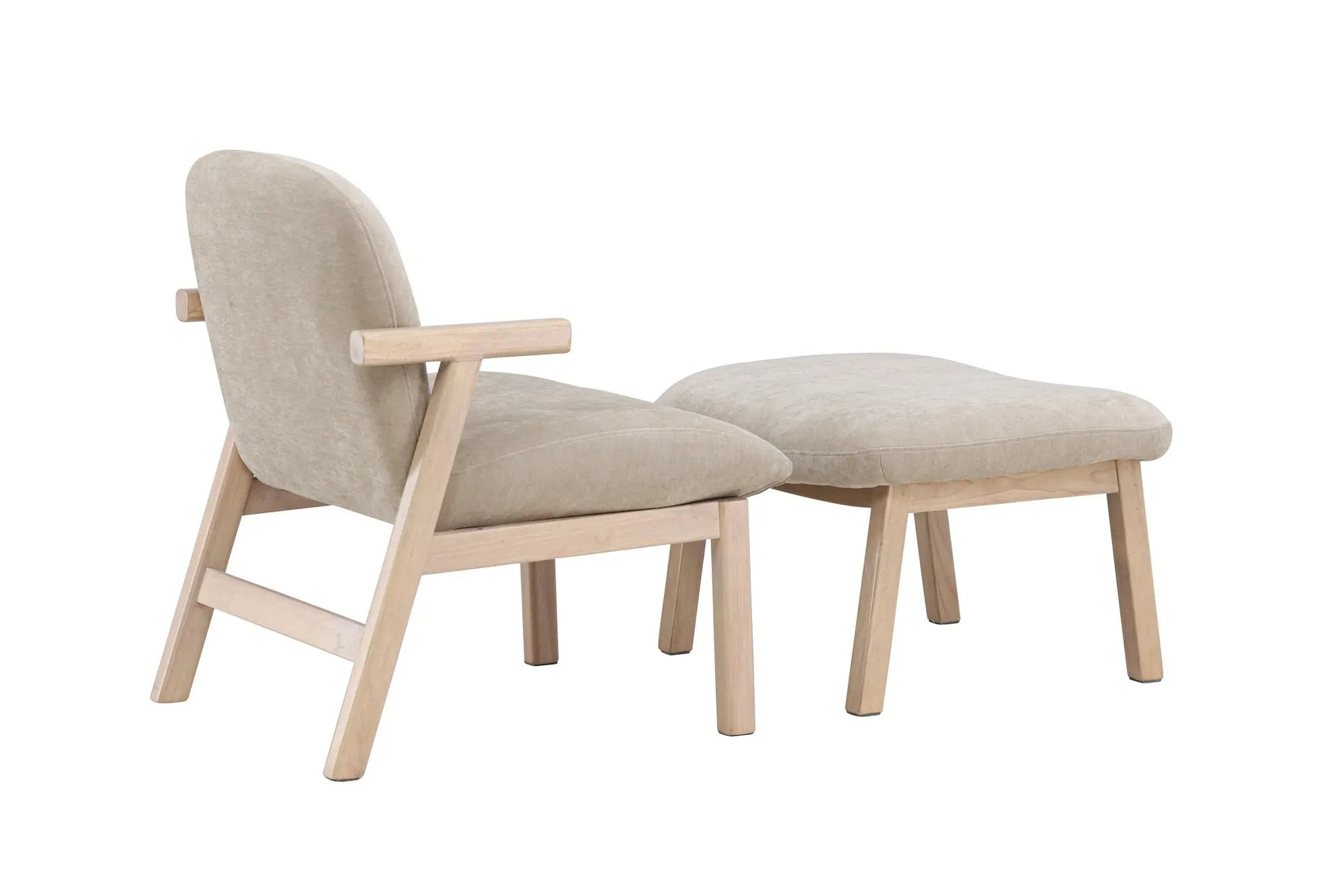 Fauteuil + pouf Rile  Loome