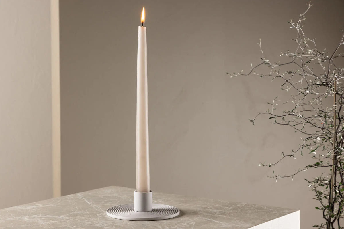 Bougeoir Dian - ø12 - Color clay