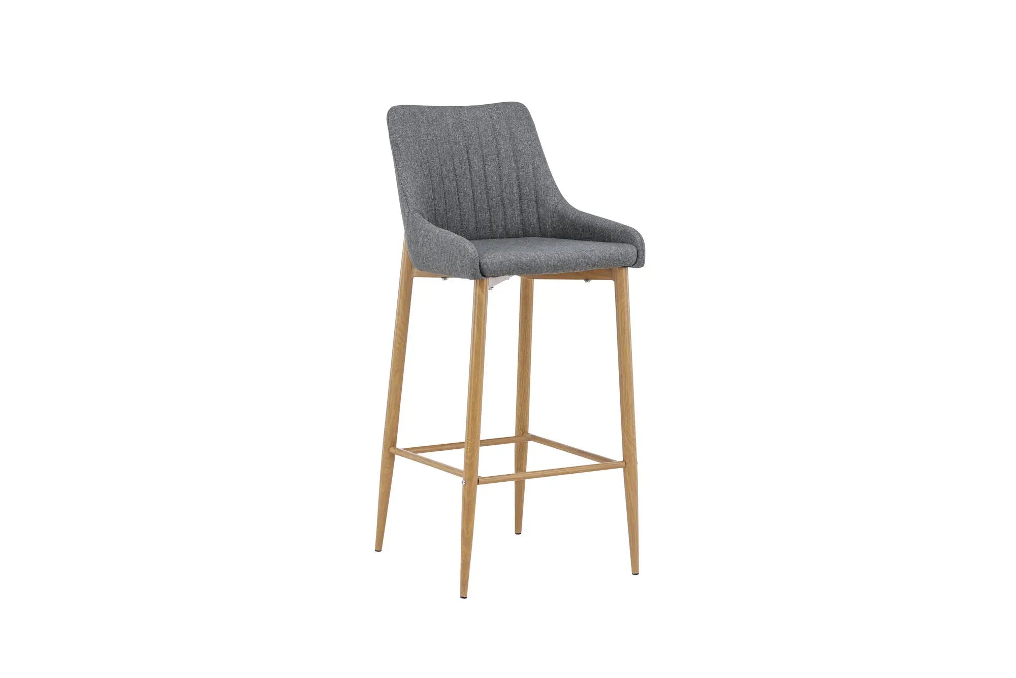 Lot de 2 tabouret de bar Plaza - 49.5*45*103 - Métal