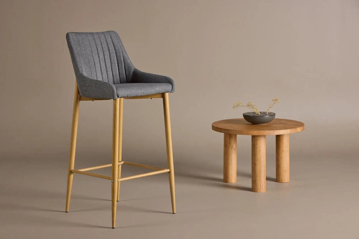 Lot de 2 tabouret de bar Plaza - 49.5*45*103 - Métal