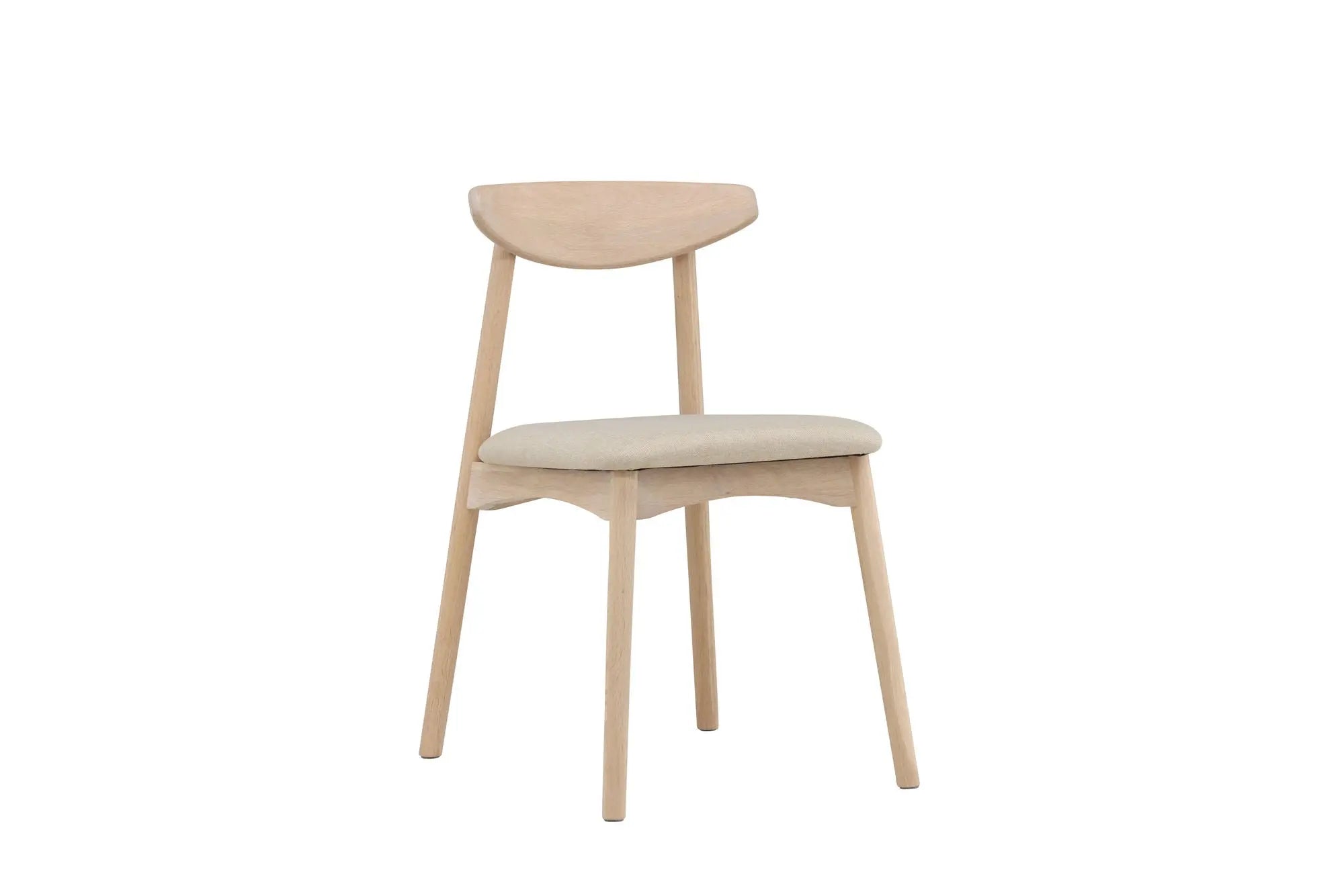 Lot de 2 chaises de salle à manger Ven - 47x54x80cm - Chêne
