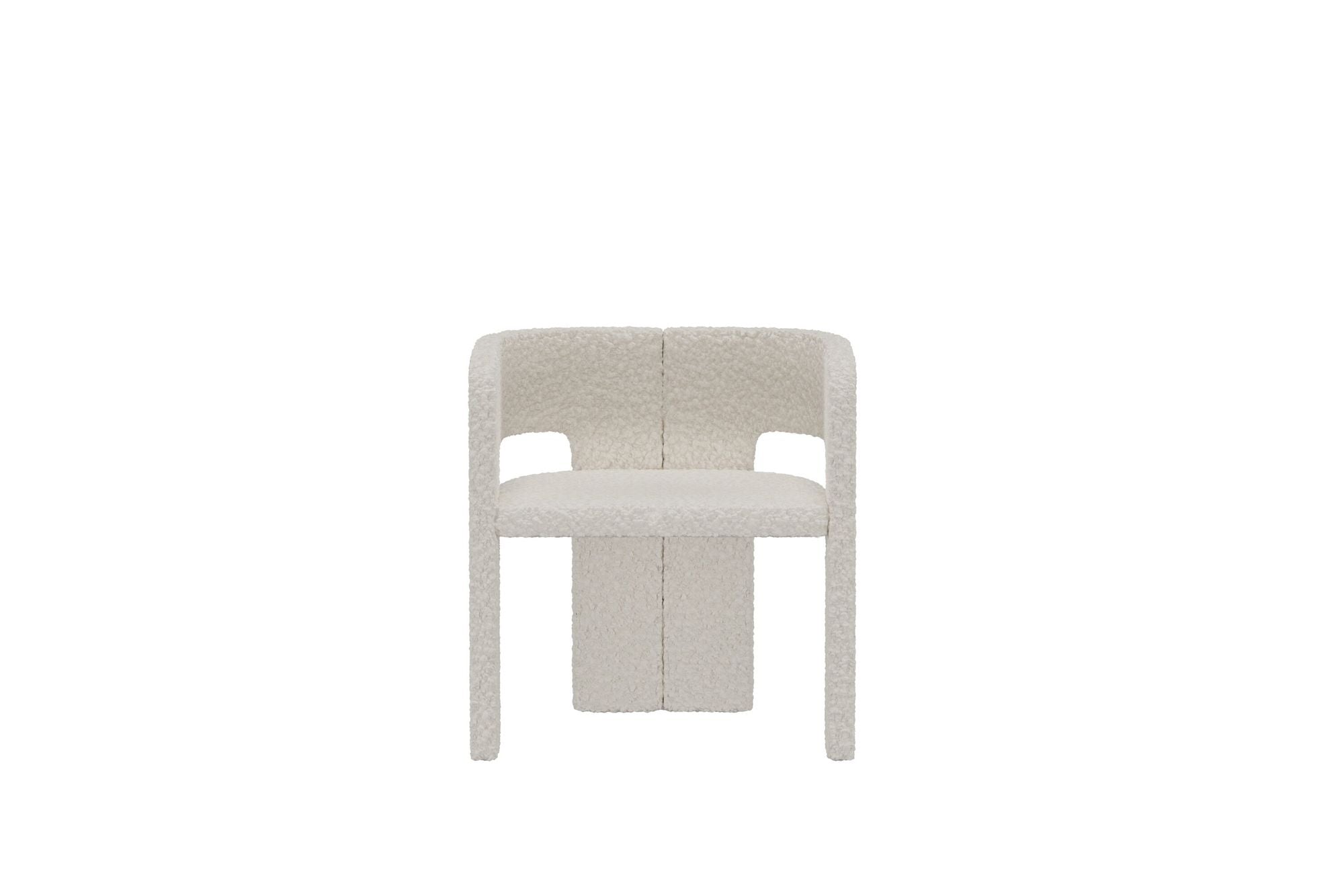 Kristin Dining Chair - 2-pack - White Boucle  Loome