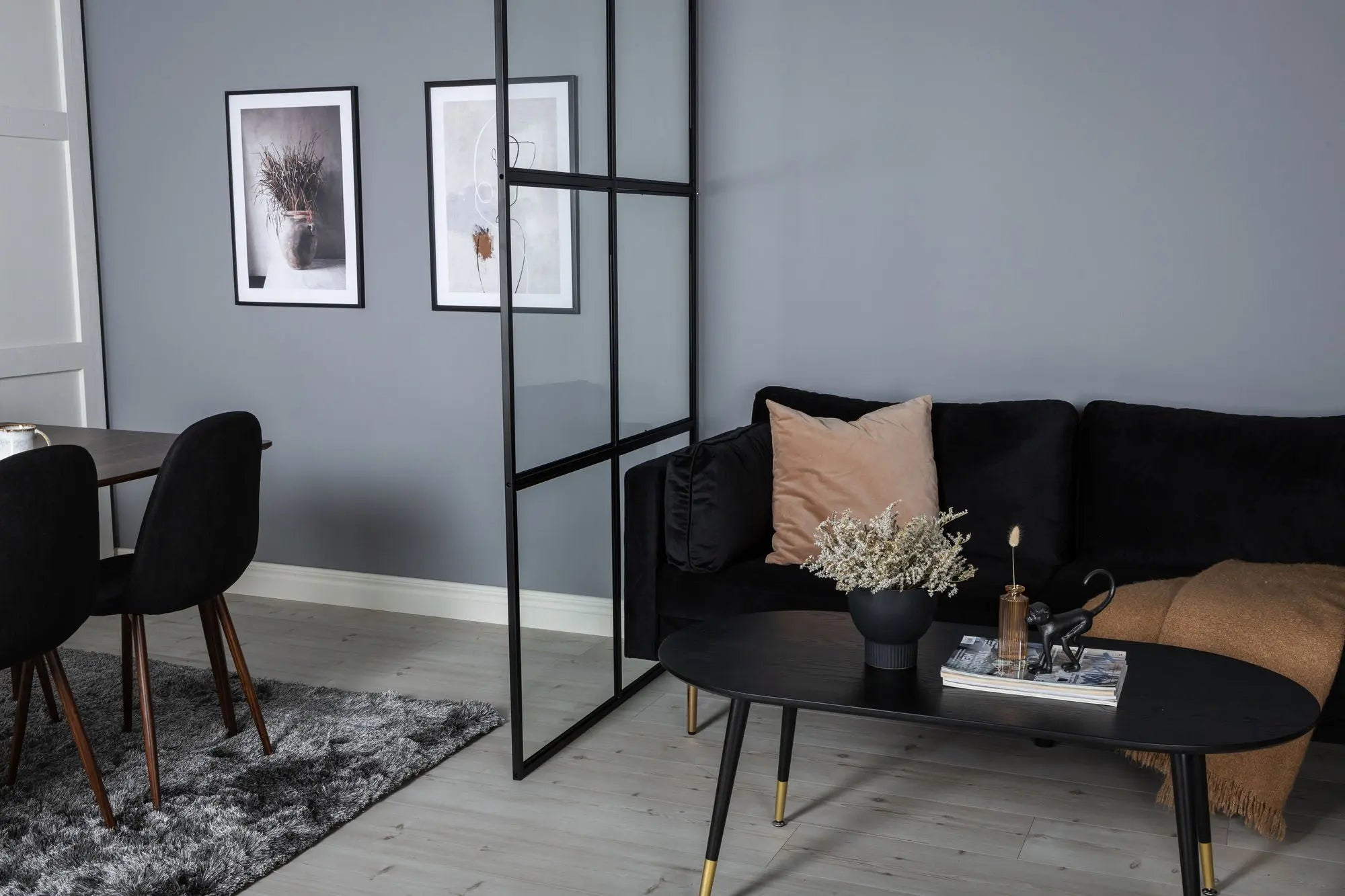 Mur industriel Leif - 120 x 210 - Acier