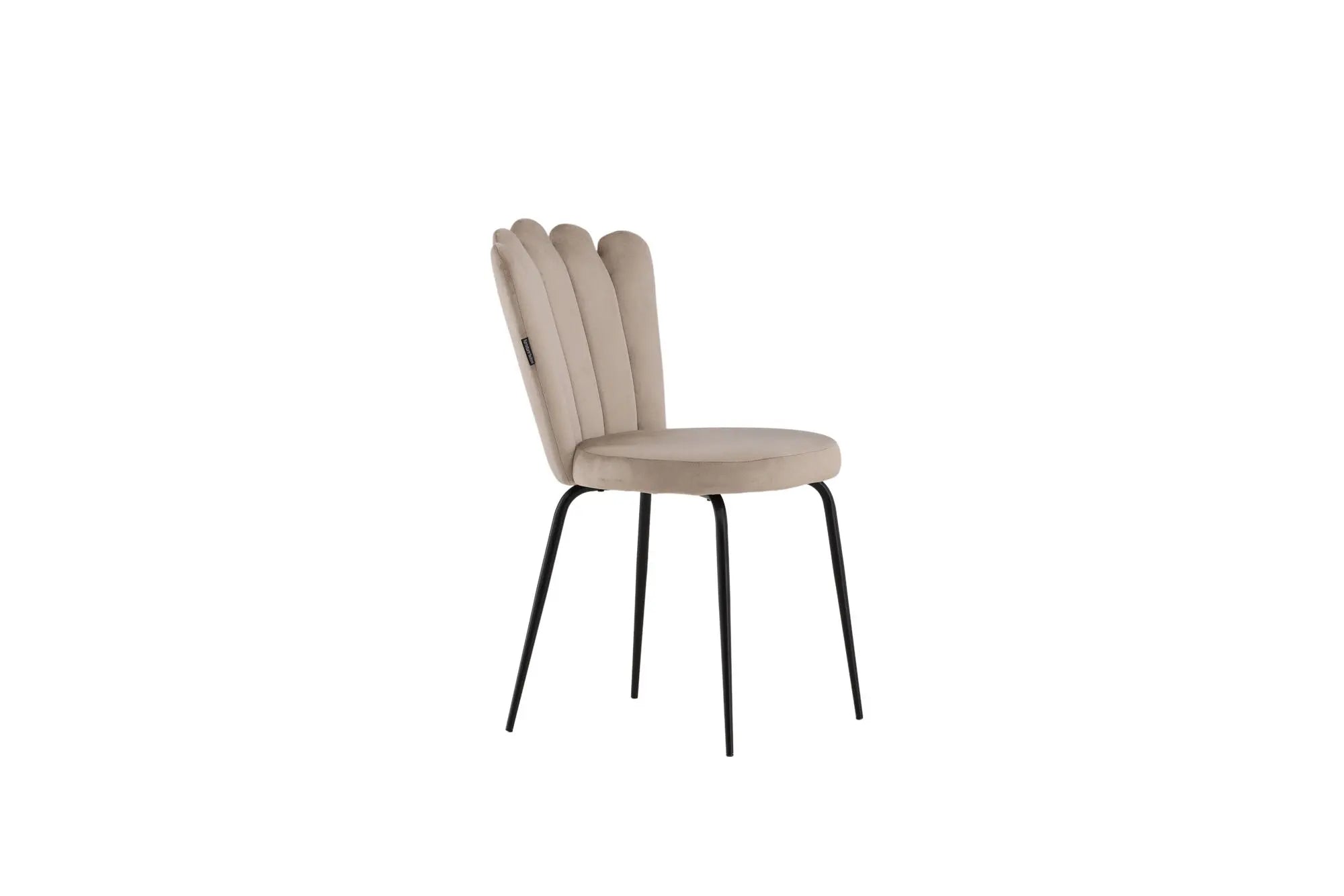 Lot de 2 chaises de salle à manger Limhamn - 42 x 44 x 82 - Polyester Velvet