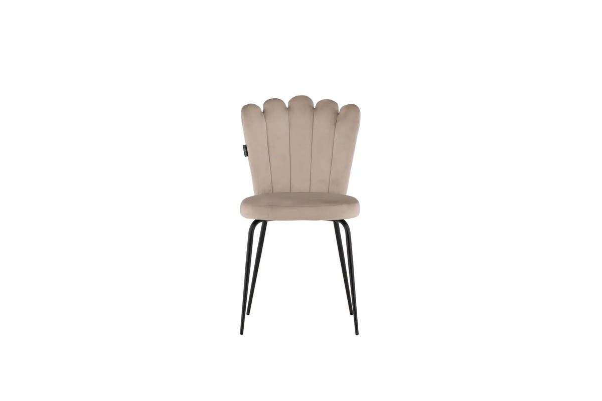 Lot de 2 chaises de salle à manger Limhamn - 42 x 44 x 82 - Polyester Velvet