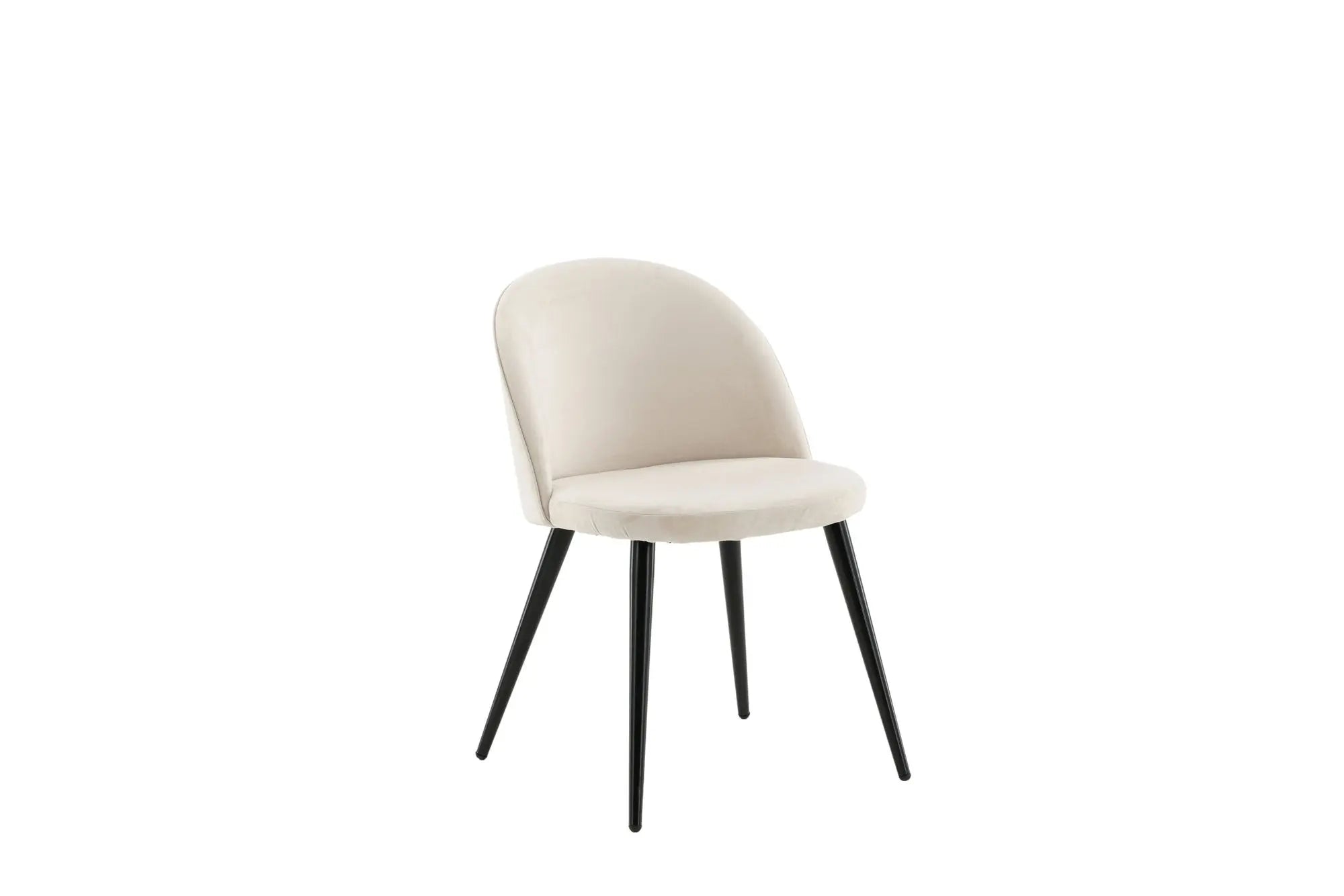 Lot de 2 chaises de salle à manger Velvet - 57 x 50 x 76,5 - Polyester Velvet