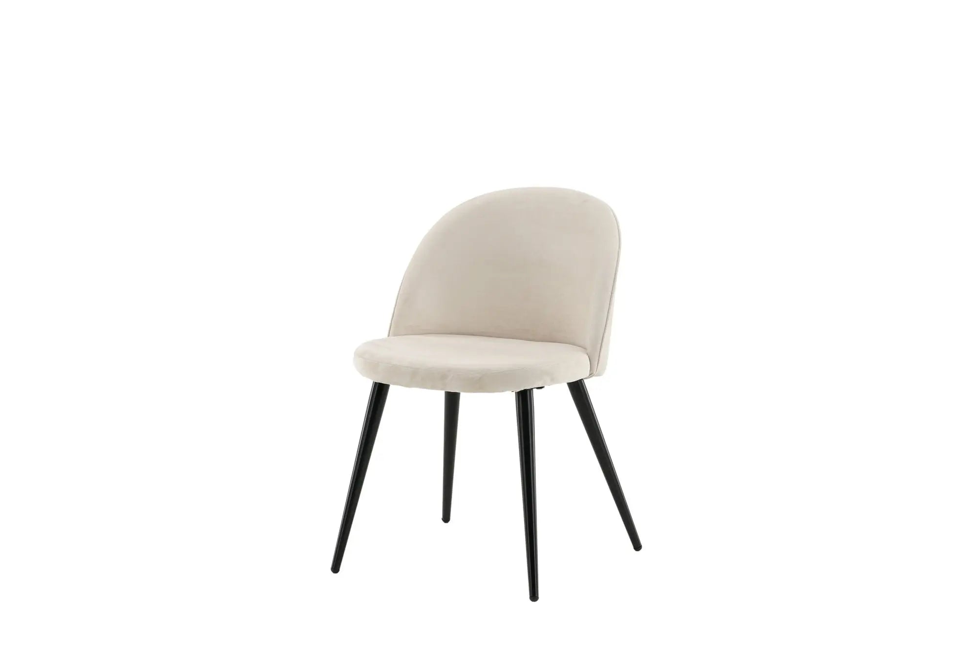 Lot de 2 chaises de salle à manger Velvet - 57 x 50 x 76,5 - Polyester Velvet