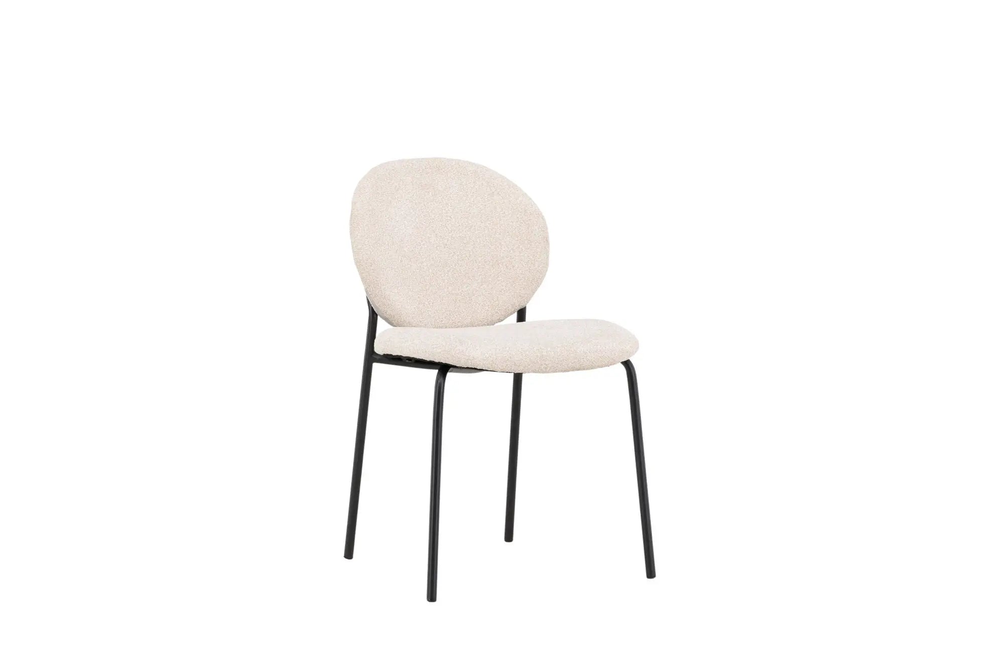 Lot de 2 chaises de salle à manger Vault - 55*48.5*78.5 - Polyester Lin