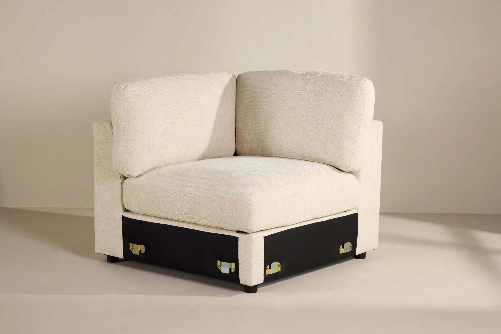 Fauteuil d'angle Salerno - Polyester