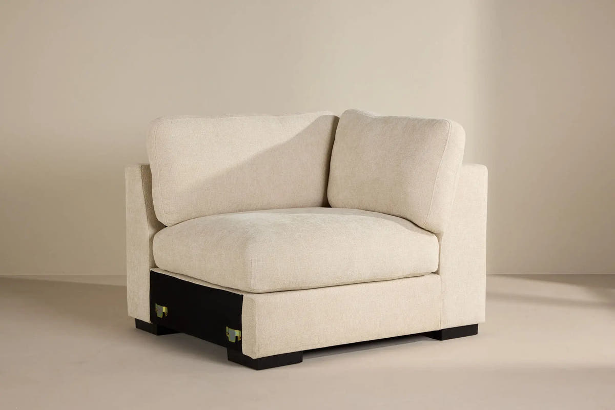 Fauteuil droit Salerno - Polyester