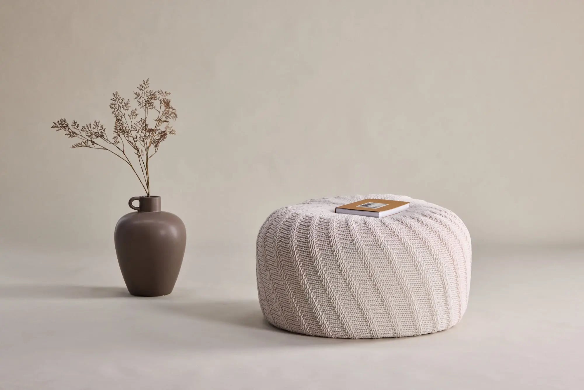 Pouf rond Ted - ø60 - Polyester